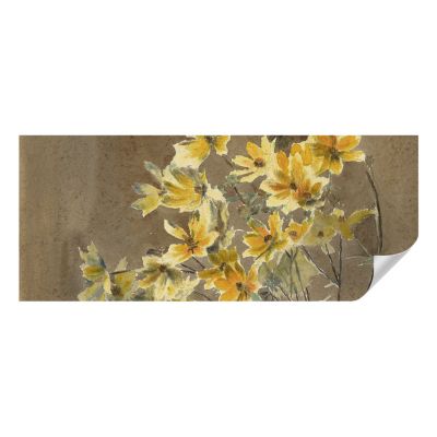 Papier Peint Autocollant Wallfluent 250x104 cm Bouquet Ensoleillé Pour Les Amoureux De La Nature Et De L'art