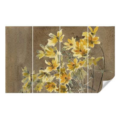 Papier Peint Autocollant Wallfluent 416x254 cm Bouquet Ensoleillé Pour Les Amoureux De La Nature Et De L'art