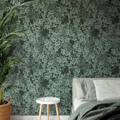Papier peint avec plantes grimpantes de la forêt - 255x260 cm (l x h)