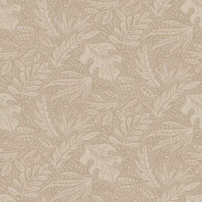 Papier peint Cellulose et polyester intissé Tuklu GoodHome motif fleuri beige L. 10m x l. 0,53m