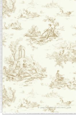 Papier peint Classique Beige Les Essentiels Lutèce