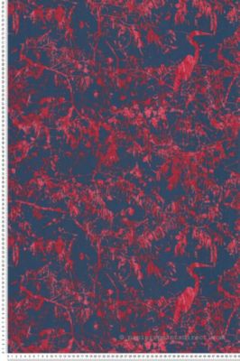 Papier peint Contemporain Rouge Guy Laroche Lutèce | Castorama