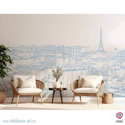 Papier peint Dessin Paris - Intissé - 300 cm - 280 cm - MaCrédenceDéco