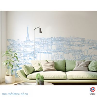 Papier peint Dessin Paris - Intissé - 300 cm - 280 cm - MaCrédenceDéco