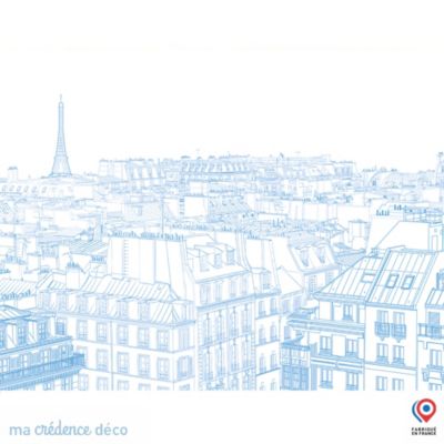 Papier peint Dessin Paris - Intissé - 300 cm - 280 cm - MaCrédenceDéco