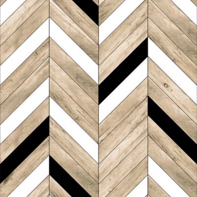 Papier peint duplex chevron beige noir