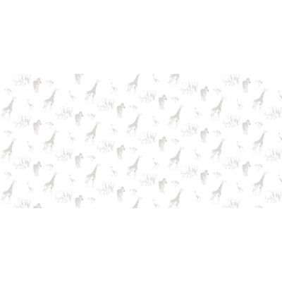 Papier peint enfant Motif Tanzanie Gris clair 300x250cm