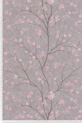 Papier peint expansé sur intissé Fleur L.10.05 x l.0.53 m.  - Réf. SP15560