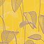 Papier peint expansé sur intissé Stitch palme jaune