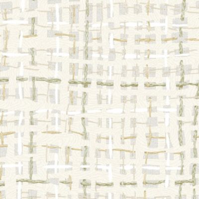 Papier peint expansé sur intissé tissage Abaca rabane vert L.1005 x l.53cm Lutèce
