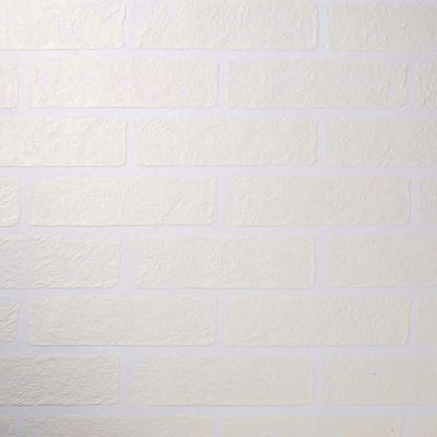 Papier peint expansé vinyle sur intissé à peindre effet brique L.1000 x l.52 cm GoodHome Rewia