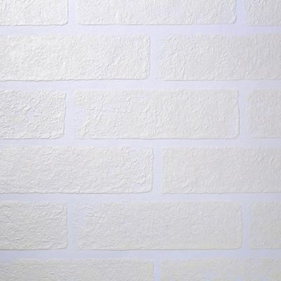 Papier peint expansé vinyle sur intissé à peindre effet brique L.1000 x l.52 cm GoodHome Rewia