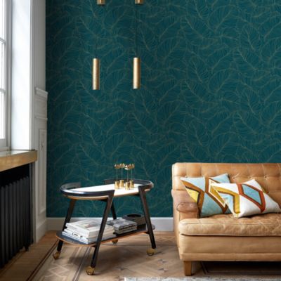 Papier peint expansé vinyle sur intissé Isa vert L.1005 x l.53 cm Grandeco — free download