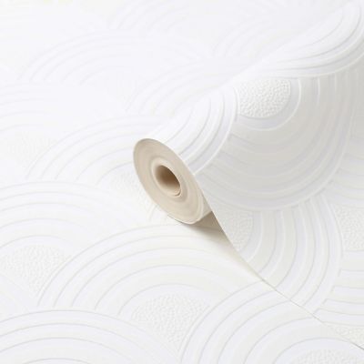Papier Peint Intissé Deco Blanc