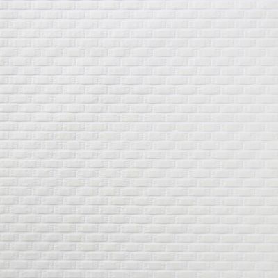Papier peint expansé vinyle sur intissé Rivina brique GoodHome blanc