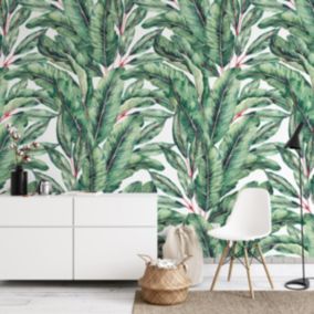 Papier peint - Feuilles tropicales - Exotica - 255x260 cm (l x h)