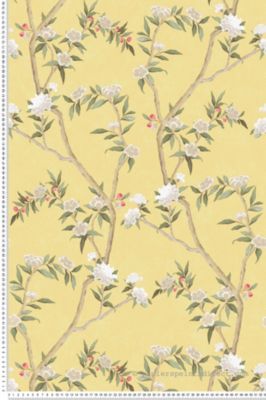 Papier peint Fleur Jaune Romance Lutèce