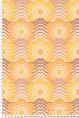 Papier peint Fleur Orange Retro Chic A.S. Création