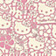 Papier peint floqué sur intissé Decofun Hello Kitty