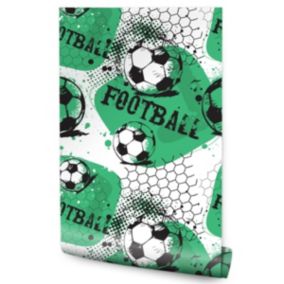 Papier Peint FOOTBALL Sport Ecrits Pour Chambre D'Enfant