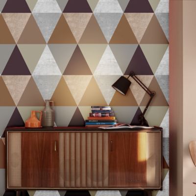 Papier peint GoodHome Carius cuivre et rose gold