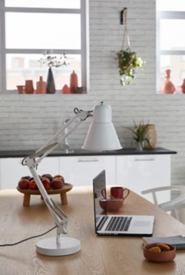 Papier peint imitation brique vinyle sur intissé Luynes GoodHome blanc