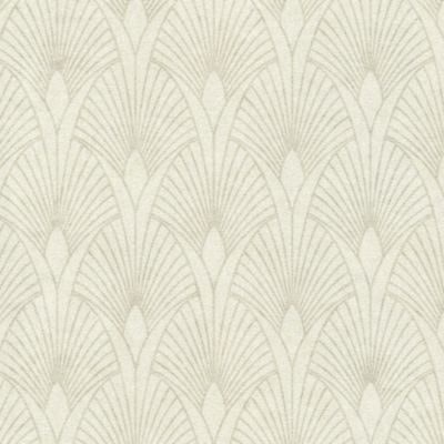 Papier peint imprimé Glamour (10mx 0.53 m - Ivoire)