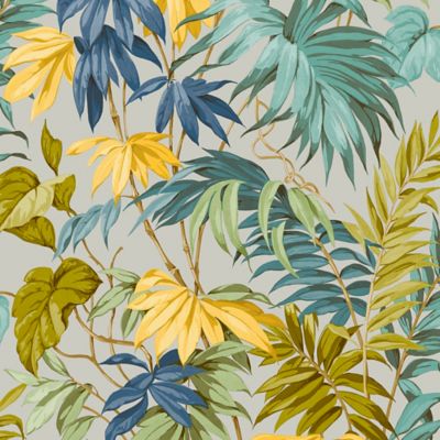 Papier peint intérieur Tropical blanc 53 cm