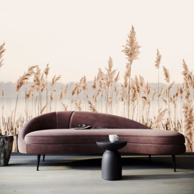 Papier Peint Intissé Canne PLANTES Nature Paysage 3D Pour Salon 460cm x 300cm