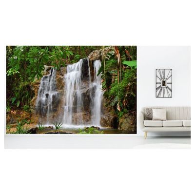 Papier peint intissé CHUTE D'EAU 400 x 270 cm (LxH) - Tapisserie murale panoramique XXL, Made in France par Scenolia