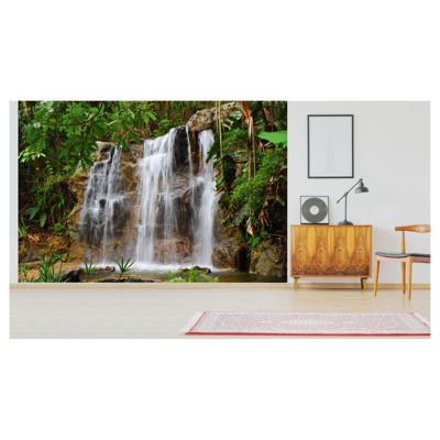 Papier peint intissé CHUTE D'EAU 400 x 270 cm (LxH) - Tapisserie murale panoramique XXL, Made in France par Scenolia