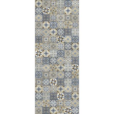 Papier peint intissé décoratif unique, style carreaux de ciment chic, 96 cm X 250 cm, look typique et élégant