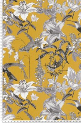 Papier peint intissé Fleur L.10.05 x l.0.53 m.  - Réf. 37701-3
