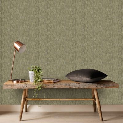 Papier peint intissé Grasscloth 1005 x 52cm Or