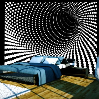 Papier peint intissé panoramique 3d et perspective abstract background 3d 350x270 cm