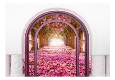 Papier peint intissé panoramique 3d et perspective door to the magic land 300x210 cm