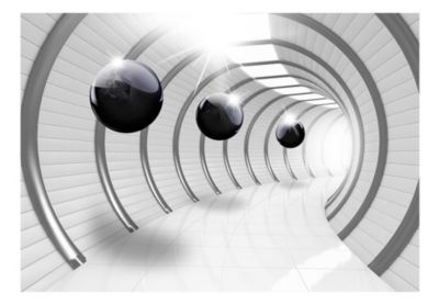 Papier peint intissé panoramique 3d et perspective futuristic tunnel ...