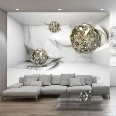 Papier peint intissé panoramique abstractions abstract diamonds 350x245 cm