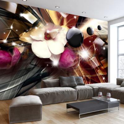 Papier peint intissé panoramique abstractions abstraction of colours 250x175 cm
