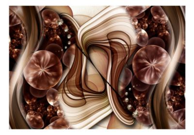 Papier peint intissé panoramique abstractions cabinet of curiosities 200x140 cm