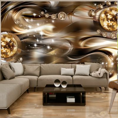 Papier peint intissé panoramique abstractions space disco 350x245 cm