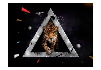 Papier peint intissé panoramique animaux vision sauvage de l'avenir 350x270 cm