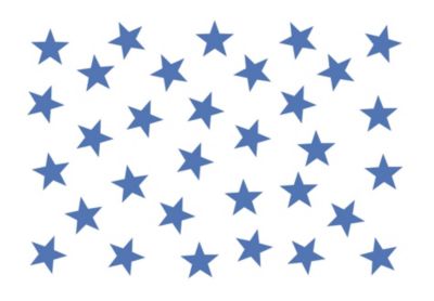 Papier peint intissé panoramique blue star 350x245 cm