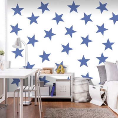 Papier peint intissé panoramique blue star 350x245 cm