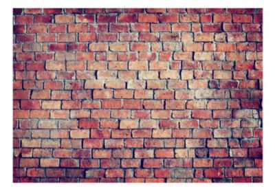 Papier peint intissé panoramique brick - puzzle 100x70 cm
