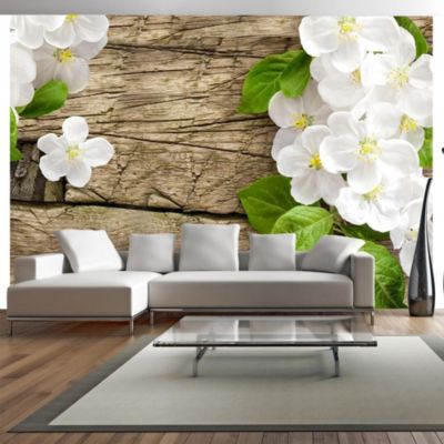 Papier peint intissé panoramique fleurs beauté naturelle 400x280 cm