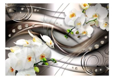 Papier peint intissé panoramique fleurs breeze and orchid 400x280 cm