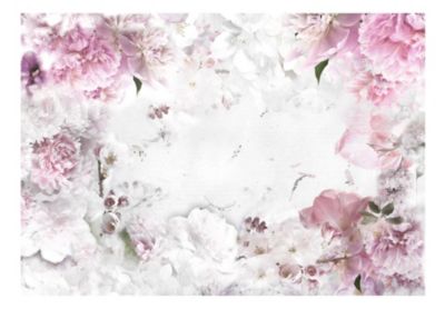 Papier peint intissé panoramique fleurs dancing peonies 150x105 cm