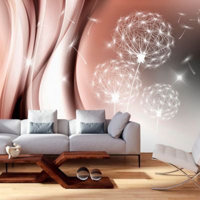 Papier peint intissé panoramique fleurs natural mildness 350x245 cm