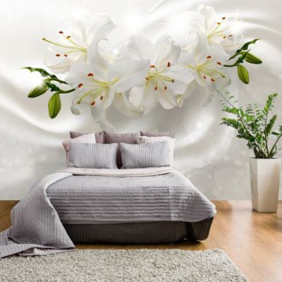 Papier peint intissé panoramique fleurs romantic glow 400x280 cm